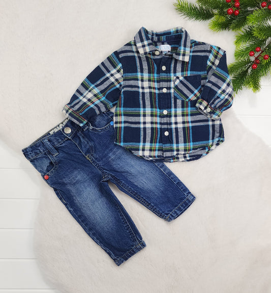 Ensemble The Children's Place et Engine, 6-9 mois