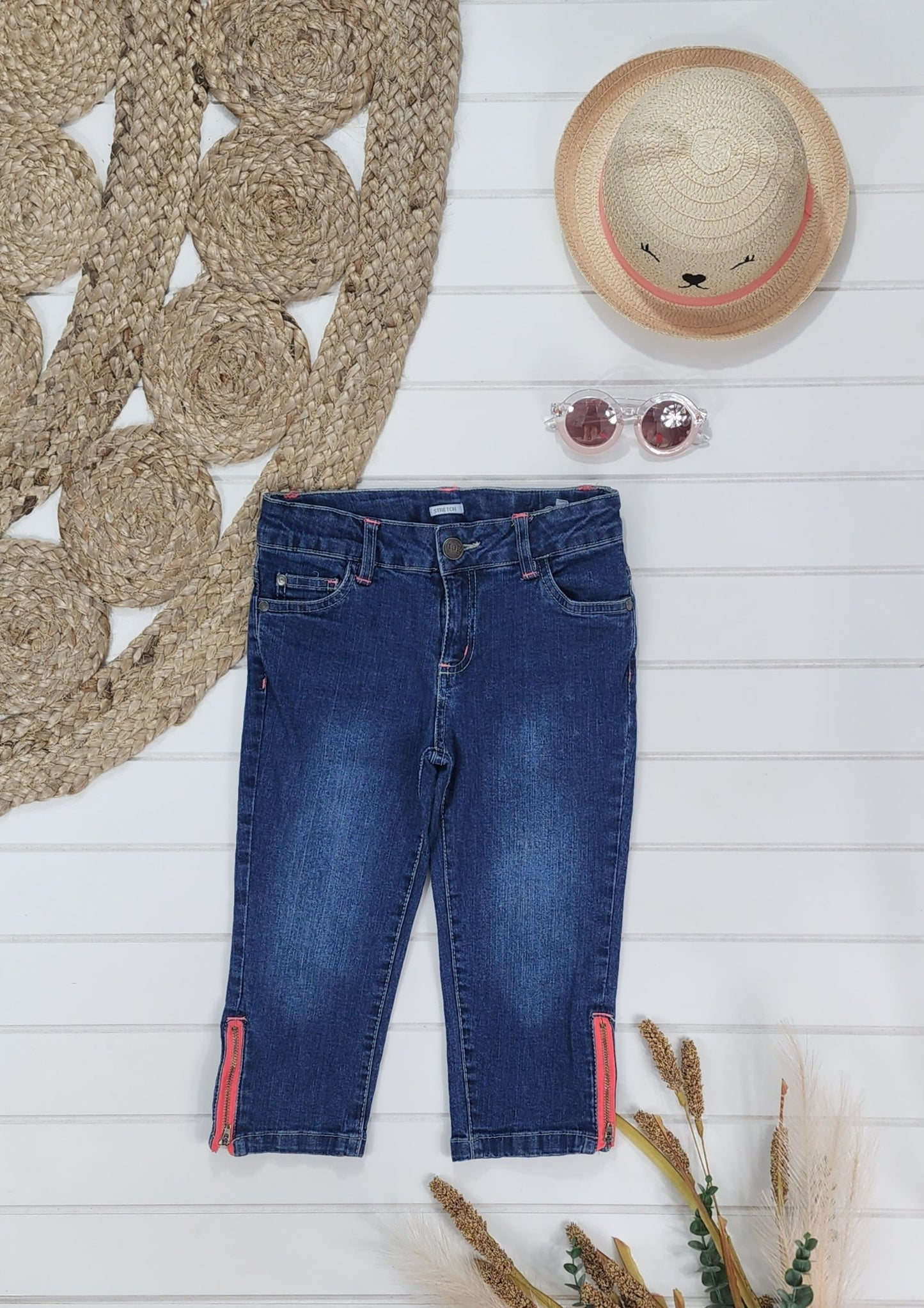 Capris en jeans, 8 ans