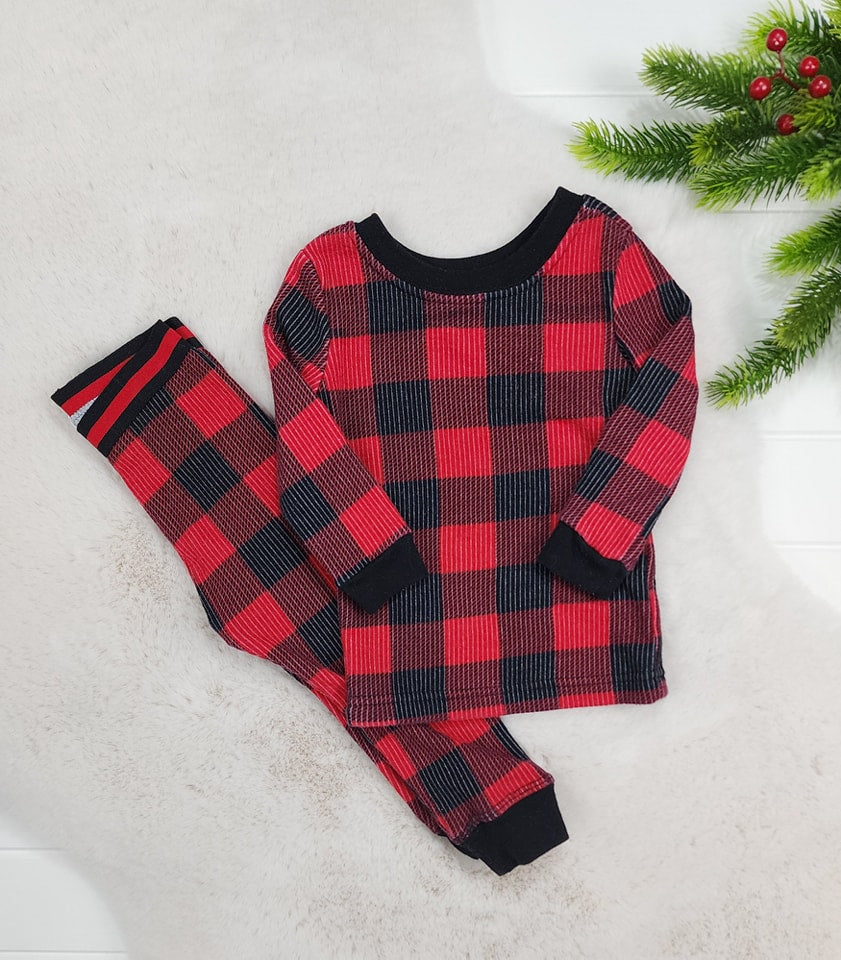 Pyjama carreauté, 12 mois