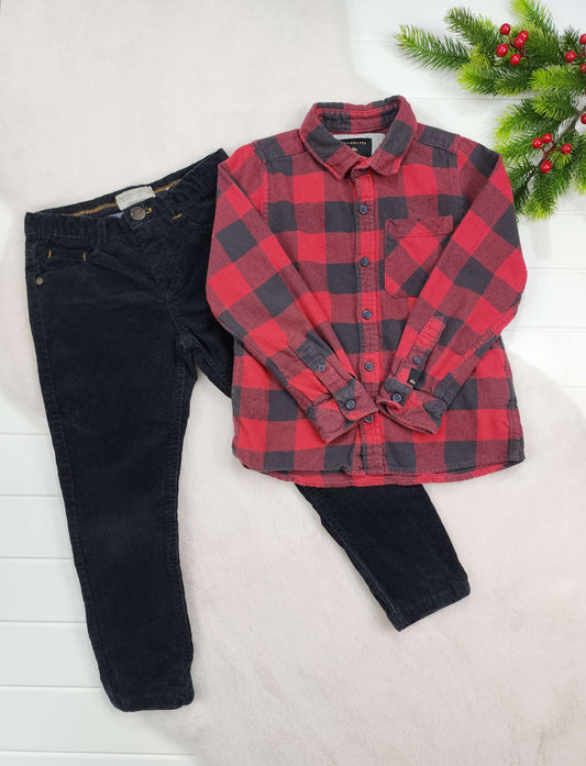 Ensemble Quiksilver et Zara, 6 - 5 ans